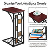 Small End Table Living Room/Office Sofa Side Coffee/Tea Laptop Storage Tables