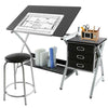 Drafting Table Art and Craft Drawing Desk Art Hobby Folding Adjustable