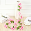 Artificial cherry flowers fake blossoms flower garland ivy hanging vine decor