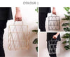 Magazine Newspaper Wire Basket Wall Mounted Post Storage Rack Organizer Office