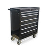 372 US PRO BLACK TOOLS AFFORDABLE STEEL CHEST TOOL BOX ROLLER CABINET 7 DRAWERS
