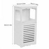 Modern Bathroom Furniture Cabinet Wood Corner Shelf Cupboard Storage Unit 80cm