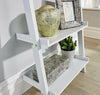 White Ladder Look Shelf Book Shelving Display Unit Storage home living bedroom