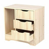 Wood Bedside Table Cabinet Furniture Storage Drawers Nightstand Side Standing