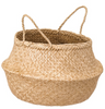 Rattan Storage Baskets Kitchen Hamper Bathroom Bedroom Handy Tidy Organiser