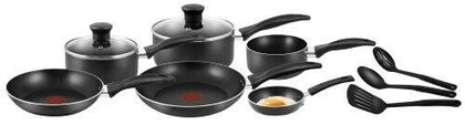 Tefal Easycare 9-Piece Non-Stick Cookware Saucepan Frypan Set