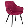 1xDining Chairs Kitchen Chairs Upholstered Velvet Seat for Lounge Living Room