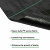 Heavy Duty Weed Control Fabric Membrane Garden Ground Cover Mat Landscape 100gsm