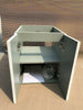 Storage sink Alpine Duo 500mm floor standing vanity unit gloss white