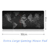 Non-Slip World Map Design Wide Large Computer Mouse Pad Desk Mat 90x40 Earth Map
