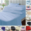 PERCALE FITTED SHEETS PLAIN DYED LUXURY COMBED NON IRON SINGLE DOUBLE KING