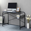 Computer Desk PC Laptop Gaming Table Home Office Writing Table with Book Shelf
