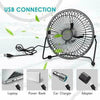 8"USB Desk Fan Small Quiet Personal Cooler Portable Table Fan 2 Speed Adjustable