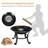 Camping Fire Bowl, Outdoor Bonfire, 54cm Rustproof Garden Patio Heater for BBQ