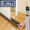DOUBLE SIDED UNDER DOOR FOAM DRAUGHT EXCLUDER INSULATION SEAL STOP COLD AIR NEW