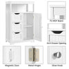 Bathroom Freestanding Cabinet Storage Orgainzer Storage Unit with 3 Drawers