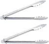 2 Tongs 18cm Mini Stainless Steel Salad BBQ Kitchen Cooking Serving Utensil Tong