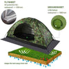 Camo 2 Man Person Camping Tent Waterproof Folding Tent Hiking 4 Season Tent UK