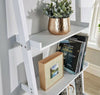 White Ladder Look Shelf Book Shelving Display Unit Storage home living bedroom