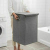 LARGE LAUNDRY BASKETS WASHING CLOTHES FOLDING STORAGE BASKET BIN HAMPER WITH LID