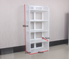 White Wooden Shoe Storage Rack Display Stand Organiser Unit Cabinet Book Shelves