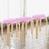 Premier Natural Round Wooden Modern High Quality Home Office Interior Stool