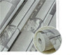 3D Stone Brick Tile Wallpaper Roll Bedroom Living Room Wall Decor Gray Sticker