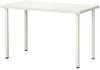 Fiberboard LINNMON / ADILS White Table Top with Legs for Home/Office/Gaming