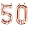 Rose Gold Happy Birthday Bunting Banner Balloons Tinsel Curtain DECORATIONS