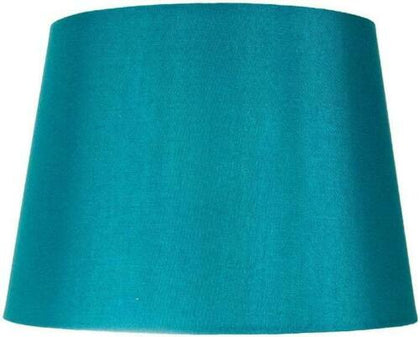 Teal Silk Effect Fabric Empire Drum Lampshade Table Lamp or Ceiling Light Shade