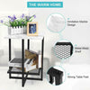 End/Side Table Floor Shelf Nightstand Storage Bedside/Coffee Table Marble Metal