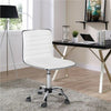 Computer Desk Chair Swivel PU Leather Office Chair Adjustable Task Chair