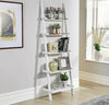 White Ladder Look Shelf Book Shelving Display Unit Storage home living bedroom