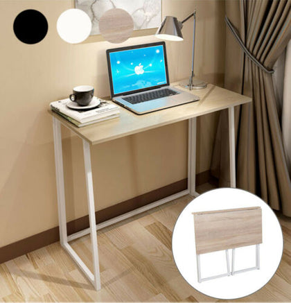 Foldable Computer Desk Folding Laptop PC Table Home Office Study Gaming Desk UK