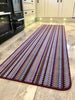 New Machine Washable Non Slip Mat Modern Colours Striped Kitchen Utility Runner