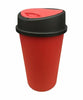 NEW RED TOUCH TOP BIN DUSTBIN RUBBISH BIN KITCHEN HOME PLASTIC (45LITRE)