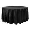 120" Inch Round Satin Tablecloth Wedding Party Table Cover Cloth Decor Baby