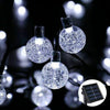SOLAR POWERED RETRO BULB STRING LIGHTS FOR GARDEN OUTDOOR FAIRY SUMMER LAMP NEW
