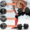 30KG Adjustable Dumbbells Free Weights Set Gym Dumbbell Pair Fitness Workout