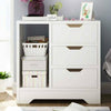 White Bedside Table Cabinet Storage Side Bedroom Furniture Chest of 3 Drawers