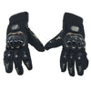 Carbon Fiber Hard Knuckle All Touchscreen Biker Motorbike Motorcycle Gloves L-XL