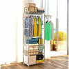 Clothes Rail Rack Garment Dress Coat Hanging Display Stand Shoe Storage Shelf UK