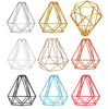 Metal Pendant Light Shade Ceiling Industrial Geometric Wire Cage Lampshade Decor