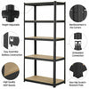 BOLTLESS METAL SHELVING RACK WAREHOUSE SHED GARAGE STORAGE SHELVES UNIT 5 TIER
