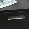 Black Chest of Drawers Bedroom Beside Table 4 Drawers Storage Wooden Cabinet