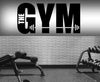 Fitness The Gym Exercise Wall Art Stickers Decals graphics Vinyl Home Room