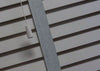 Faux Wood Window Venetian Blinds Blind With Tape 50mm Slats White Grey TRIMMABLE