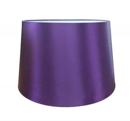 Plum Purple Silk Effect Fabric Empire Drum Lampshade Table Ceiling Light Shade