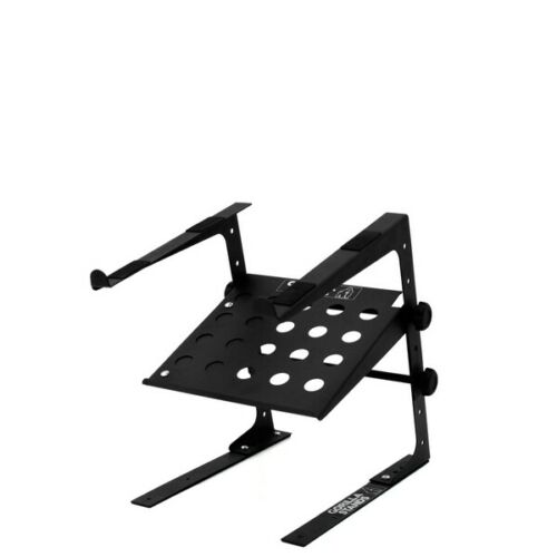 Gorilla GLS-02 High Quality Compact DJ Studio Laptop Stand with Shelf Black