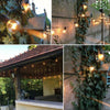 100FT 100Bulbs Outdoor Garden Festoon String Light G40 Globe Patio Wedding 30M
